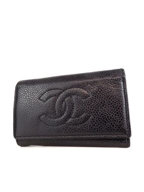 Chanel Black Caviar Leather Wallet